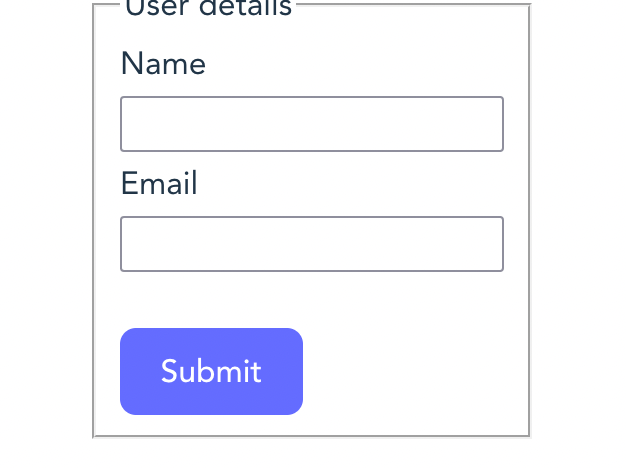 Form with Custom Button