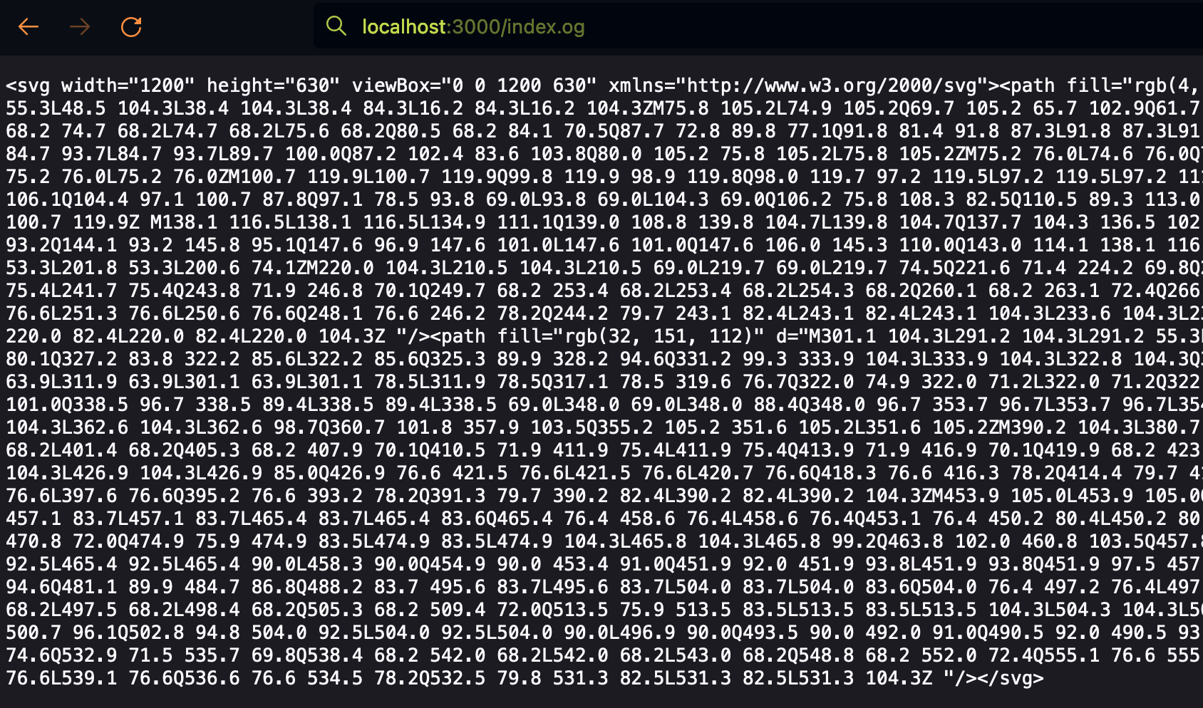 SVG as plain text response from Astro Server Endpoint